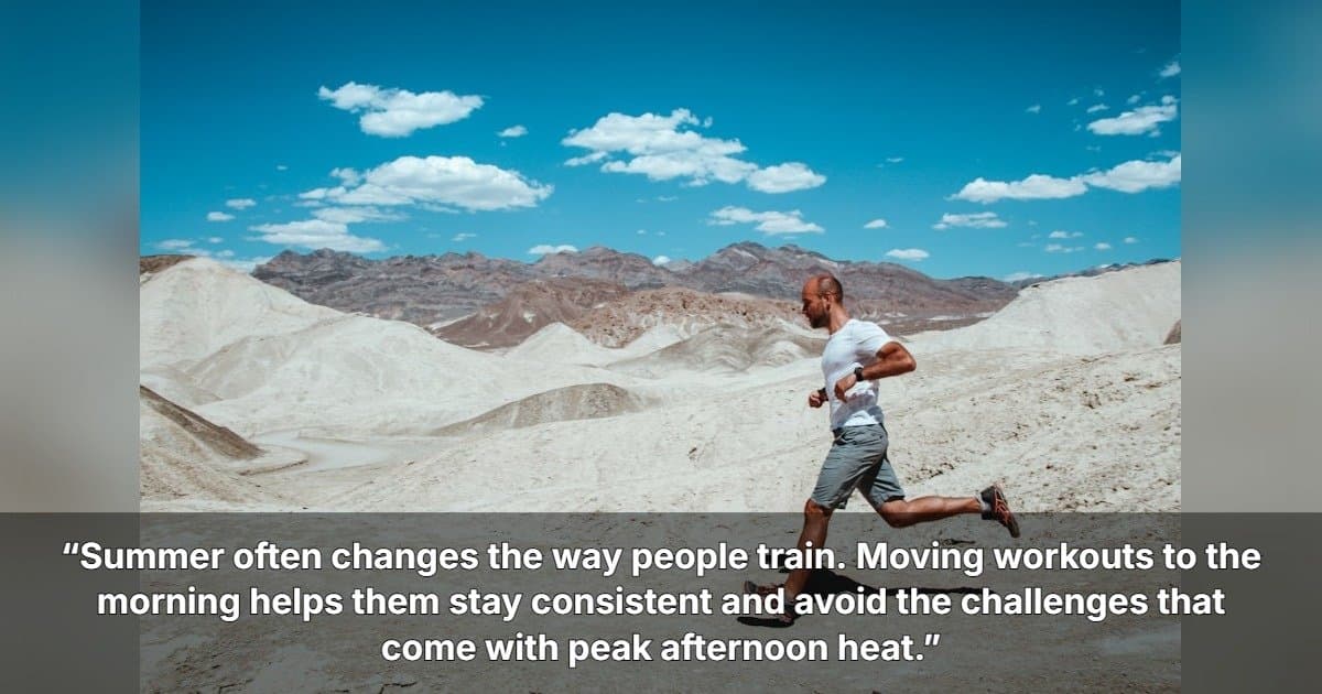 Early Morning Training Gains Popularity as Summer Temperatures Soar, TNT Reports