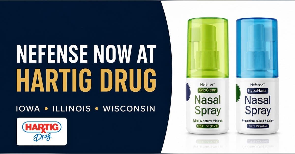 Hartig Drug Adds Nefense Nasal Care Line, Offering Drug-Free Options in Tri-State Area